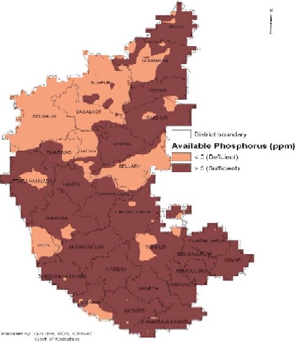 Soil Phosphorus status of Karnataka